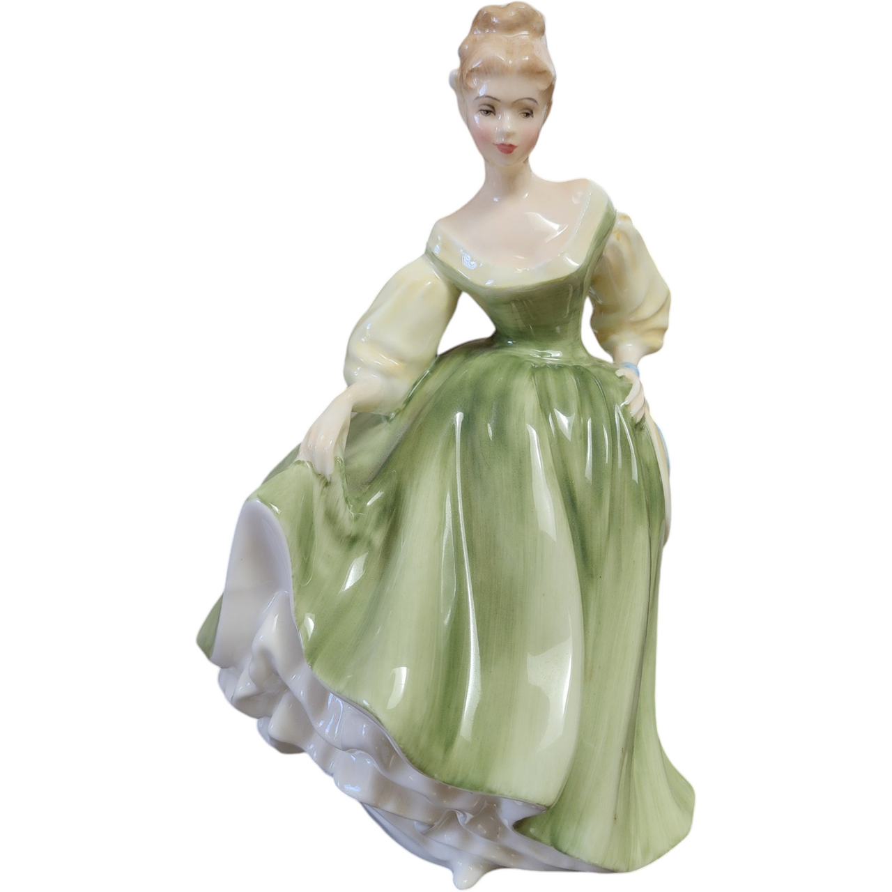 Royal Doulton Petite Fair Lady-Green Figurine No Box