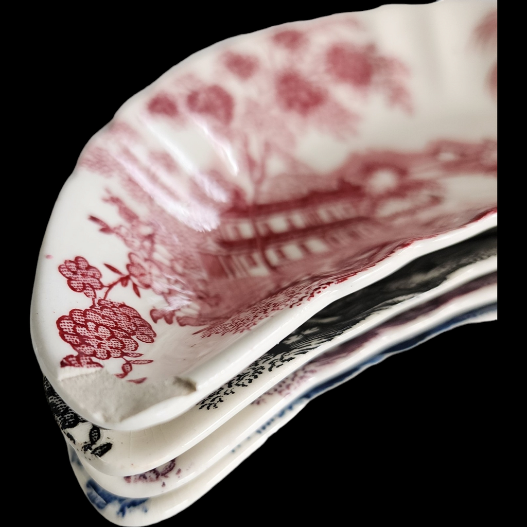 Royal Staffordshire Tonquin Bone Dish Set of 4