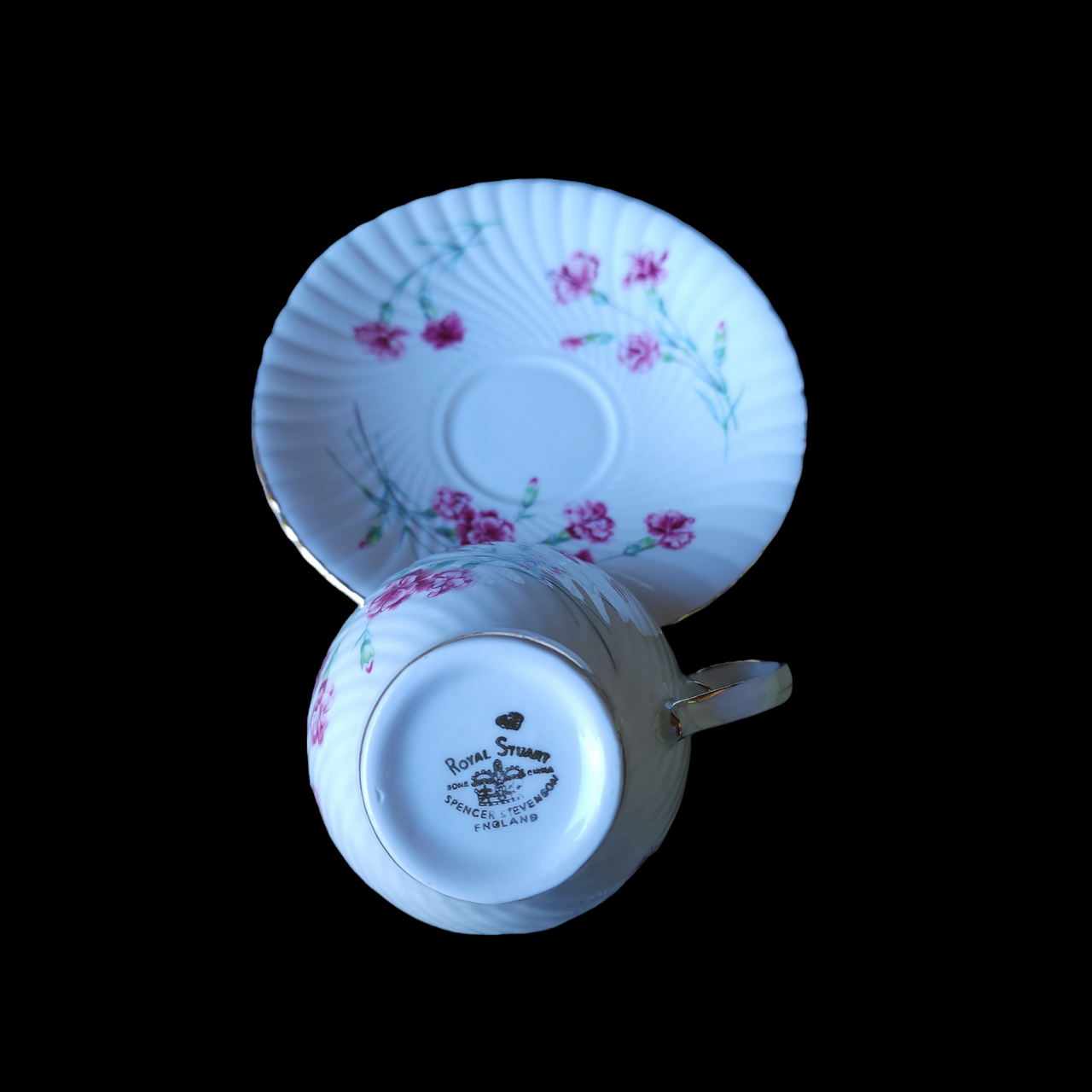 Royal Stuart Spencer Stevenson Teacup & Saucer Set