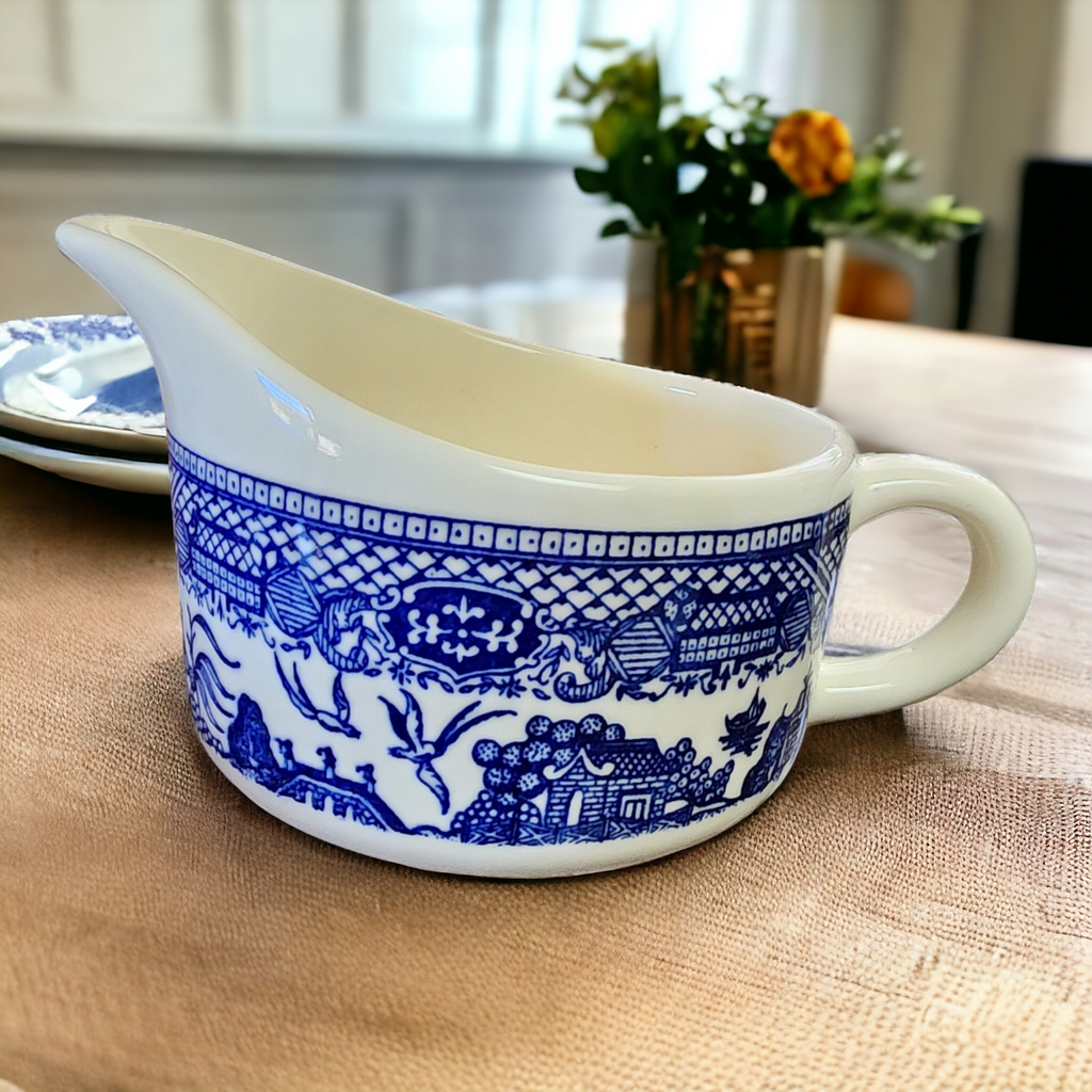 Royal USA Blue Willow Creamer