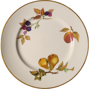Royal Worcester Evesham Gold Porcelain Salad Plate