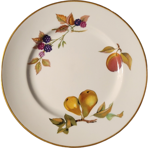 Royal Worcester Evesham Gold Porcelain Salad Plate