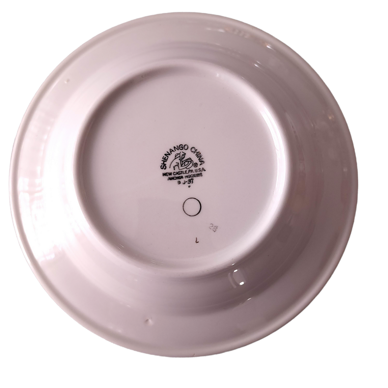9" SHENANGO Restaurant Ware US Navy  Large Rim Soup Bowl