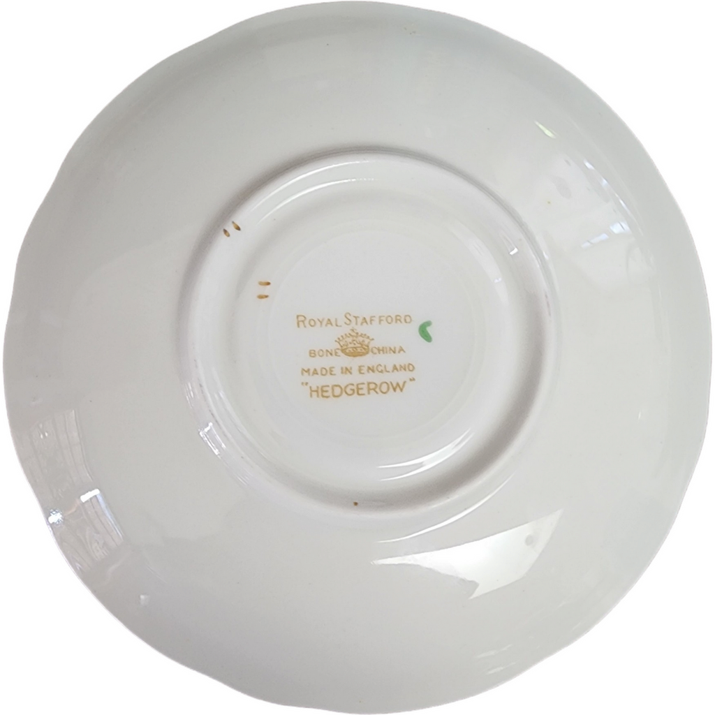 5" Royal Stafford Hedgerow Floral Vine / Berries Saucer