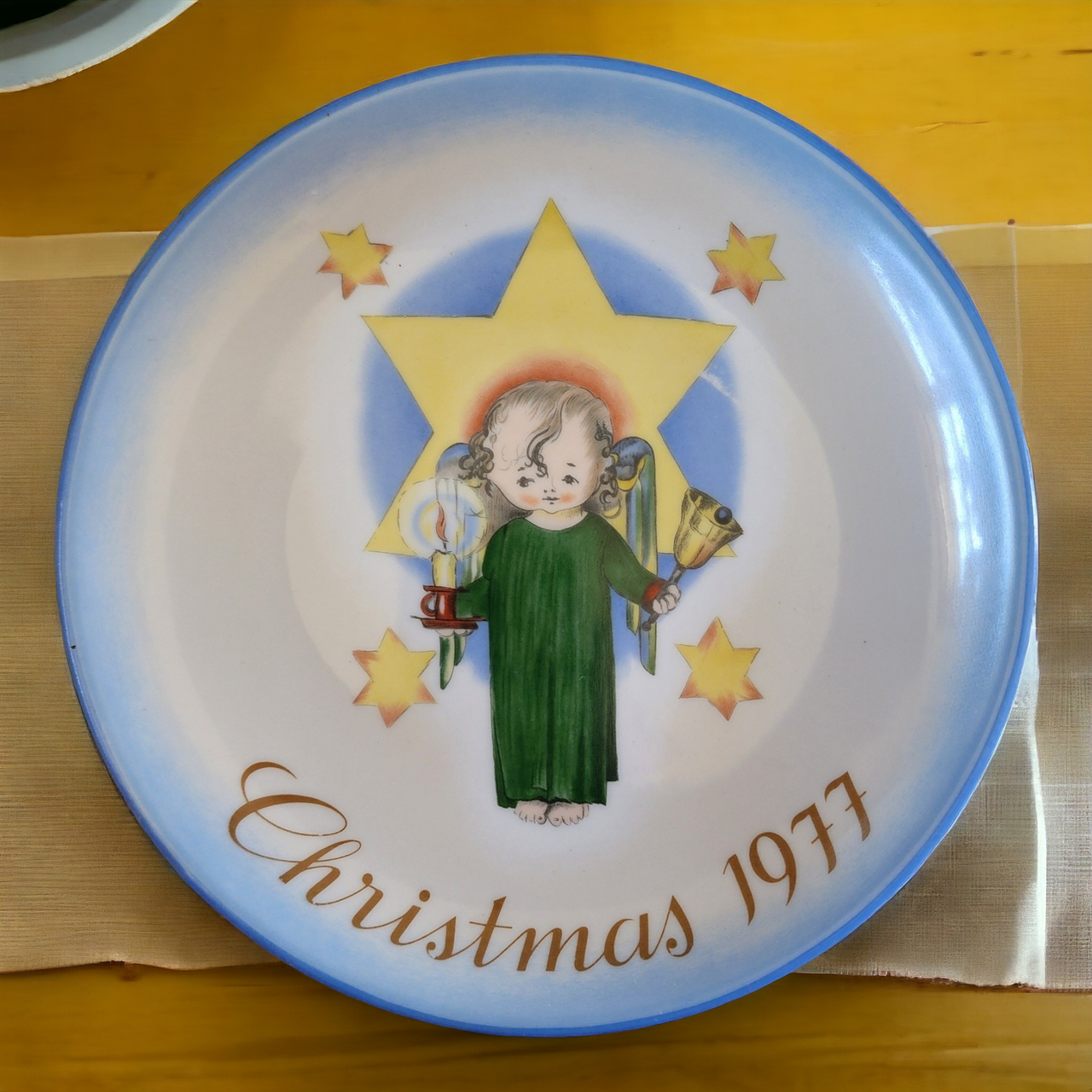 Schmid Hummel Christmas Plate Herald Angel Plate