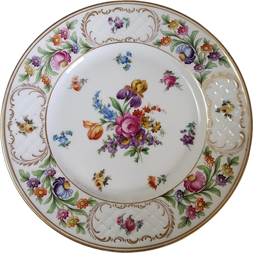Dresden Schumann Bavaria 26センチプレート Schumann Bavaria Dresdener Dresdner Art Multmotif Dinner Plate