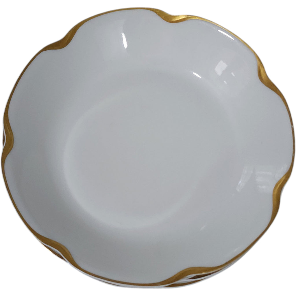 Set of 4 Antique Haviland Limoges Schleiger 24 Ranson Gold Rim Soup Bowls