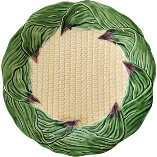 Shafford Country Gentleman Embossed Corn Kernels & Stalks Salad Plate