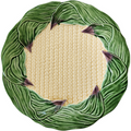 Shafford Country Gentleman Embossed Corn Kernels & Stalks Salad Plate