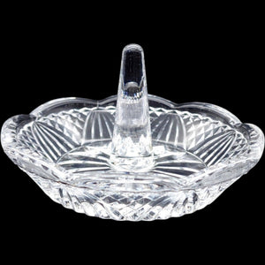 Shannon Crystal Designs of Ireland 24% Lead Crystal Hand Crafted Ring Holder
