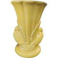 Shawnee Pottery Southern Double Dove Ceramic Yellow Vase