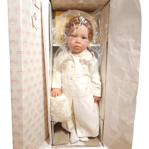 Lee Middleton Artist Studio Collection Lifelike Vinyl Baby Doll 24" RARE