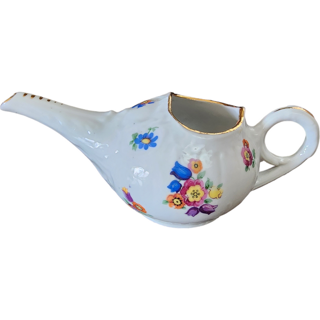 Silesia Antique Porcelain Nursing Invalid Feeder