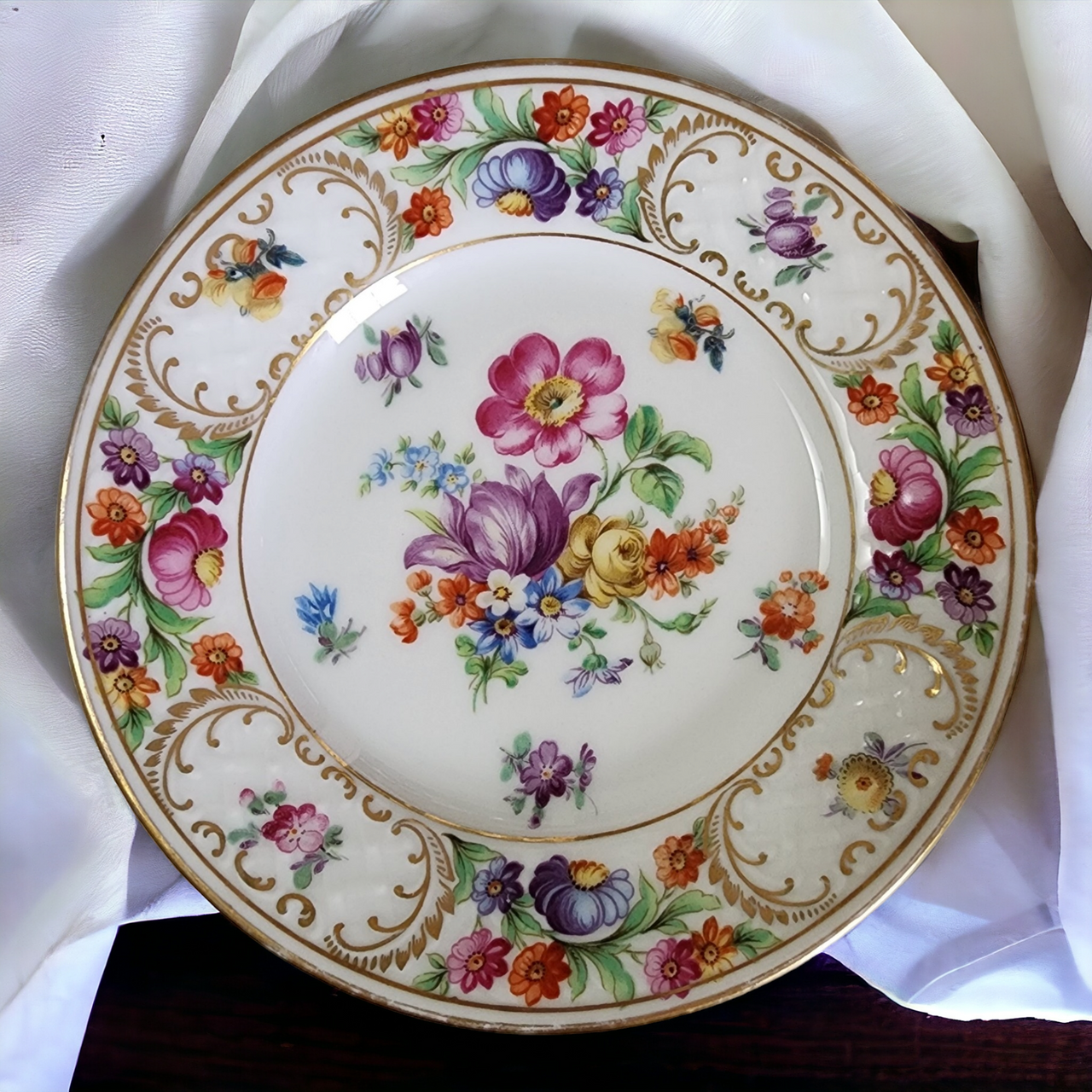 Schumann Bavaria Dresdener Dresdner Art Multmotif Small Bread & Butter Plate