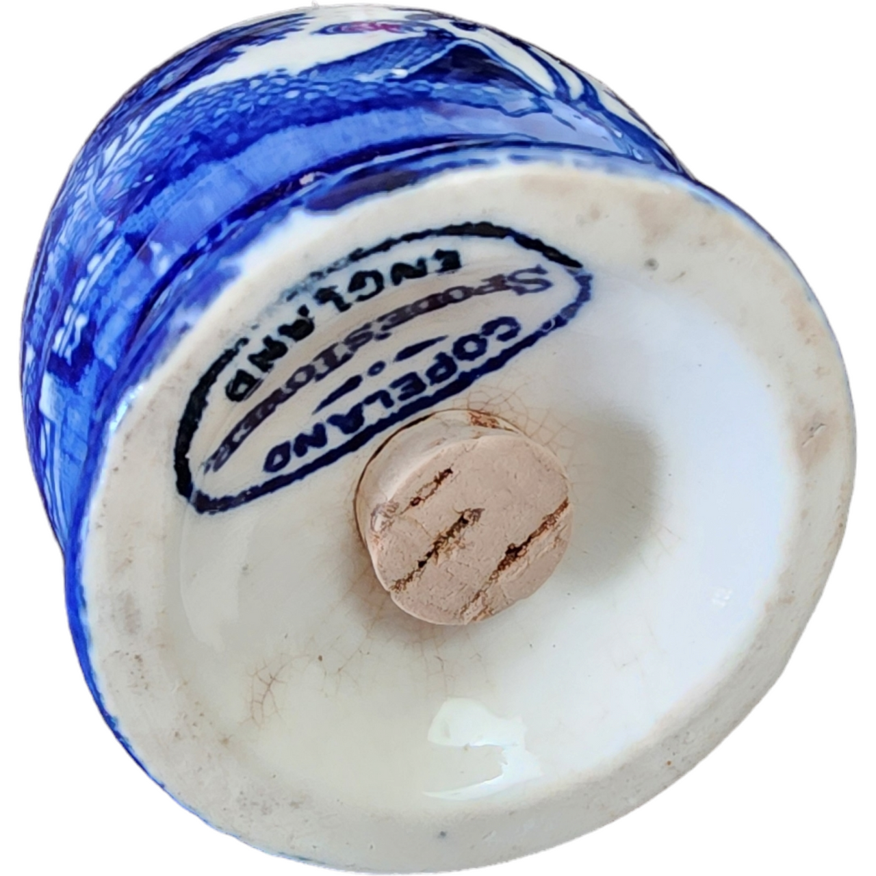 Spode Copeland Tower Blue Salt or Pepper Shaker England