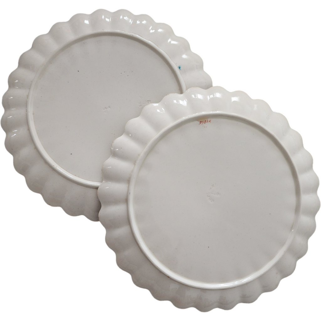 Spode Copeland Victorian Aesthetic Movement Plate Grapes & Vines Design England Set of Two