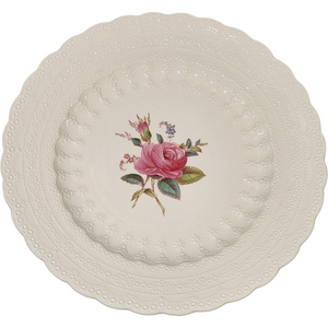 Spode Jewel Billingsley Rose Pink Luncheon Plate