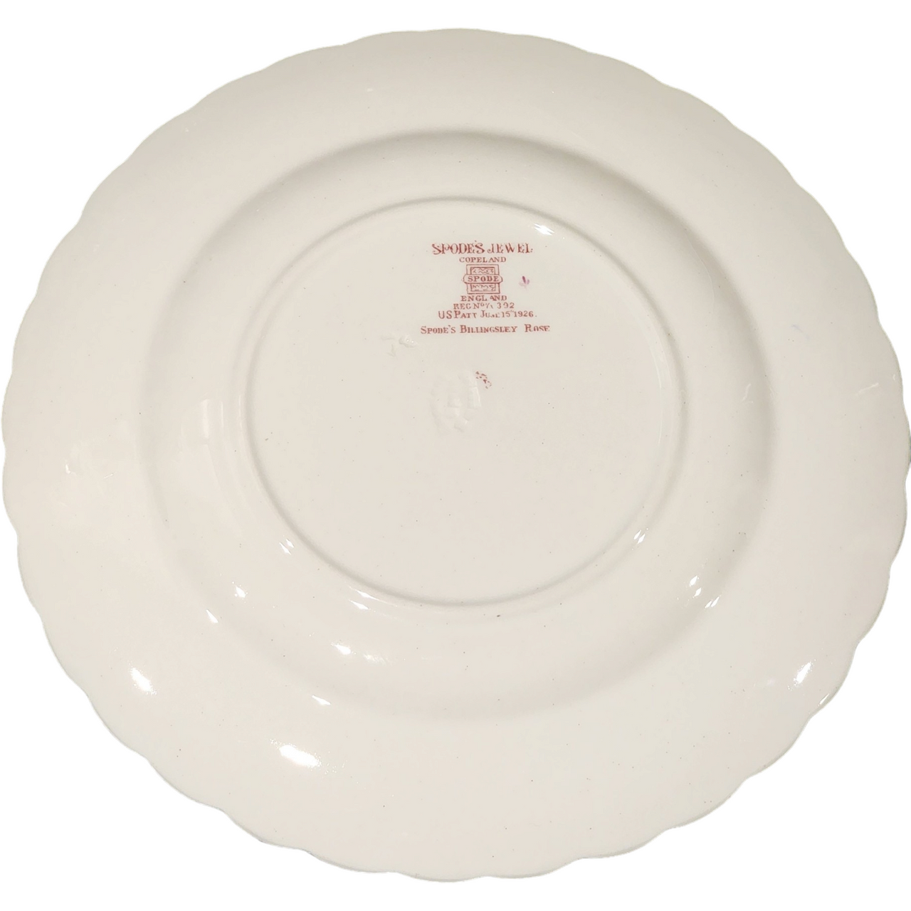 Spode Jewel Billingsley Rose Pink Salad Plate