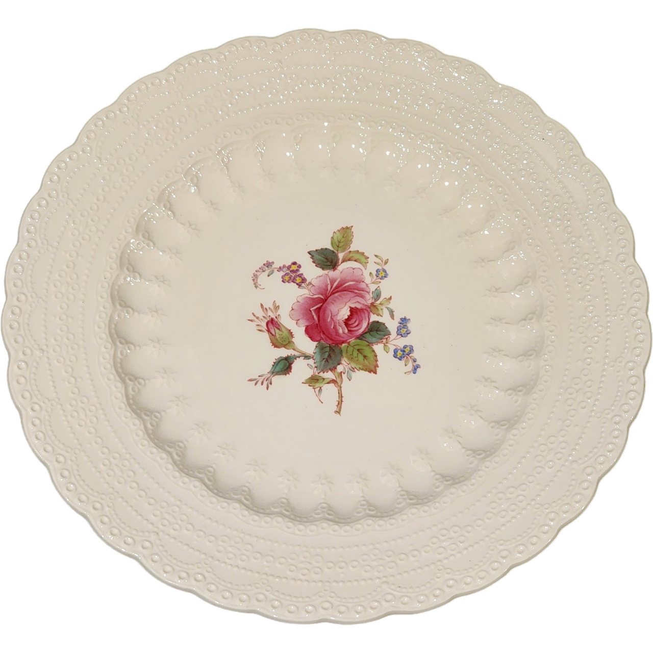 Spode Jewel Billingsley Rose Pink Salad Plate