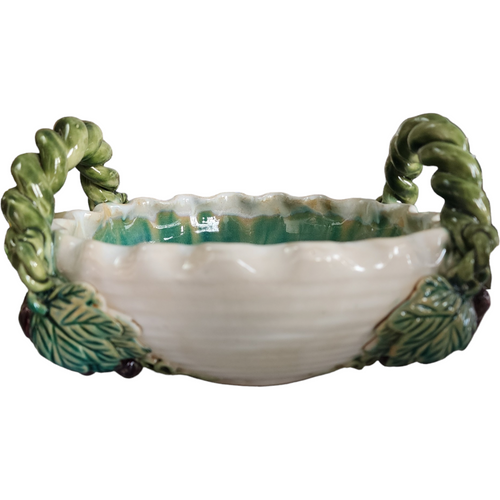 St. Peter Graz Majolica Glaze Pottery Fruit Bowl Austria