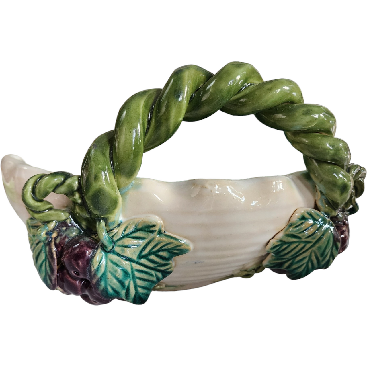 St. Peter Graz Majolica Glaze Pottery Fruit Bowl Austria