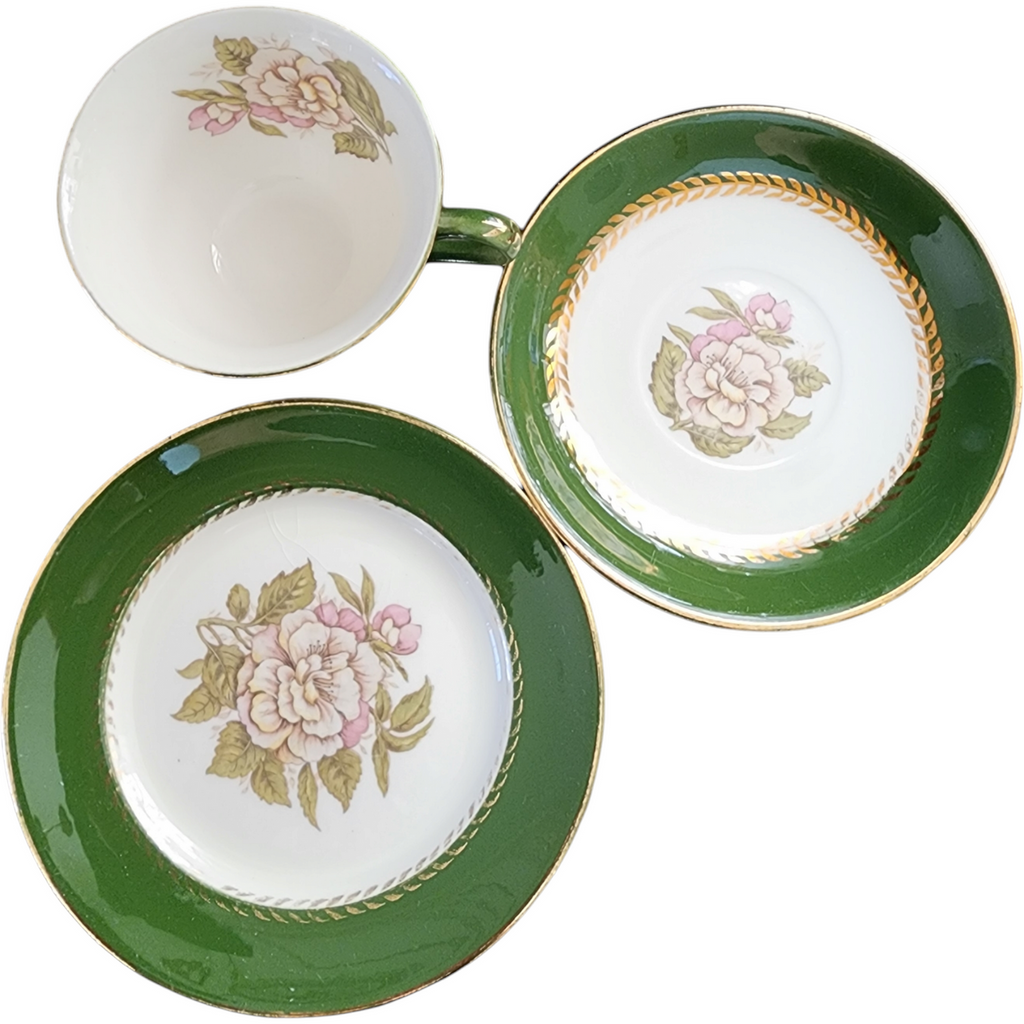 Stetson Duchess of Greencastle Flat Cup & Saucer/Bread & Butter Plate  Set 3 Piece Place Setting
