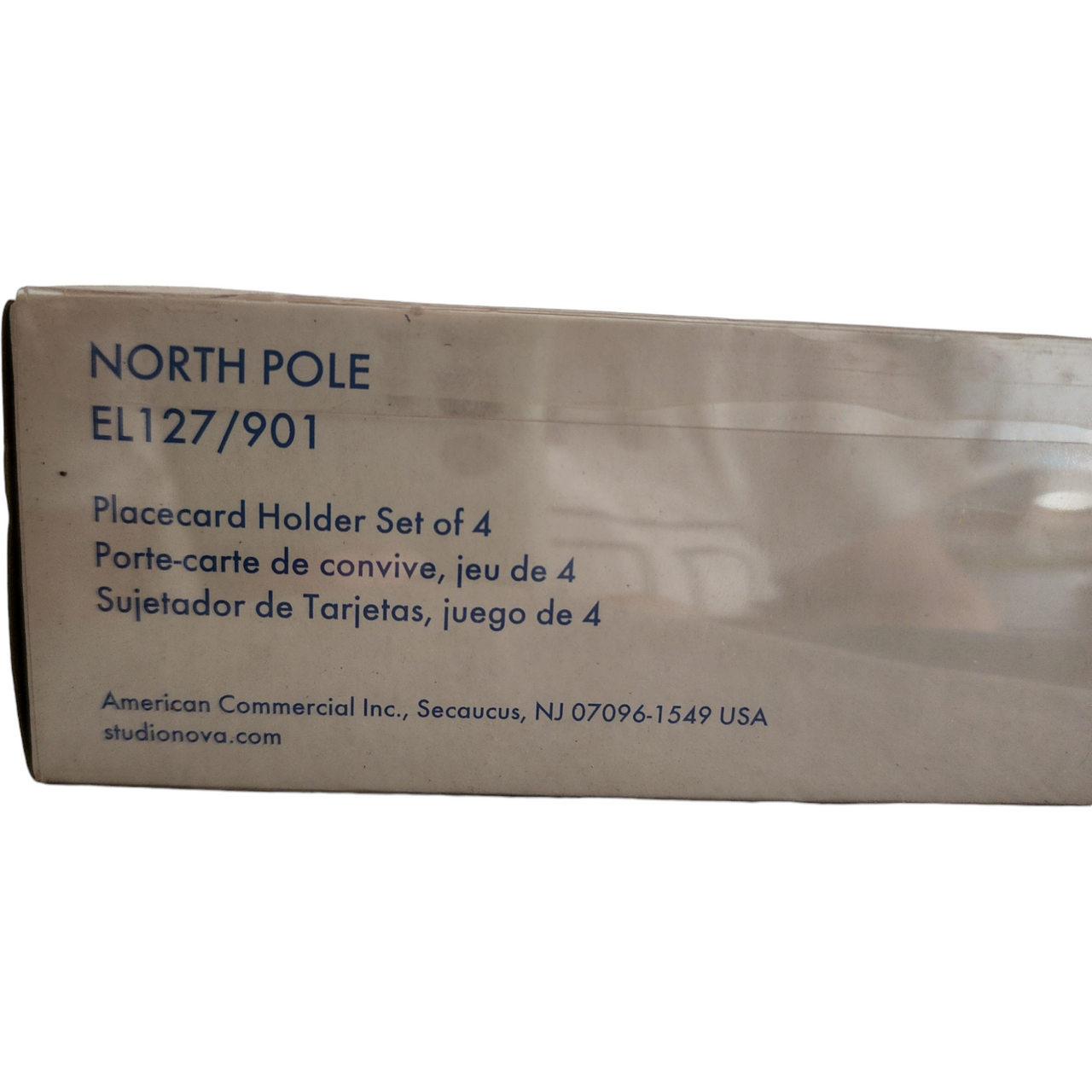Studio Nova Mikasa Acrylic Ice Placecard Holders North Pole