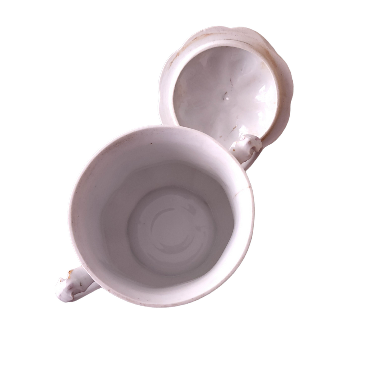 Zdekauer, Moritz M.Z. Austria Porcelain Rose Design Sugar Bowl & Lid