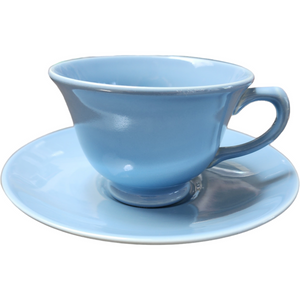 Taylor Smith&T TS&T Luray Pastels Blue Footed Cup & Saucer Set