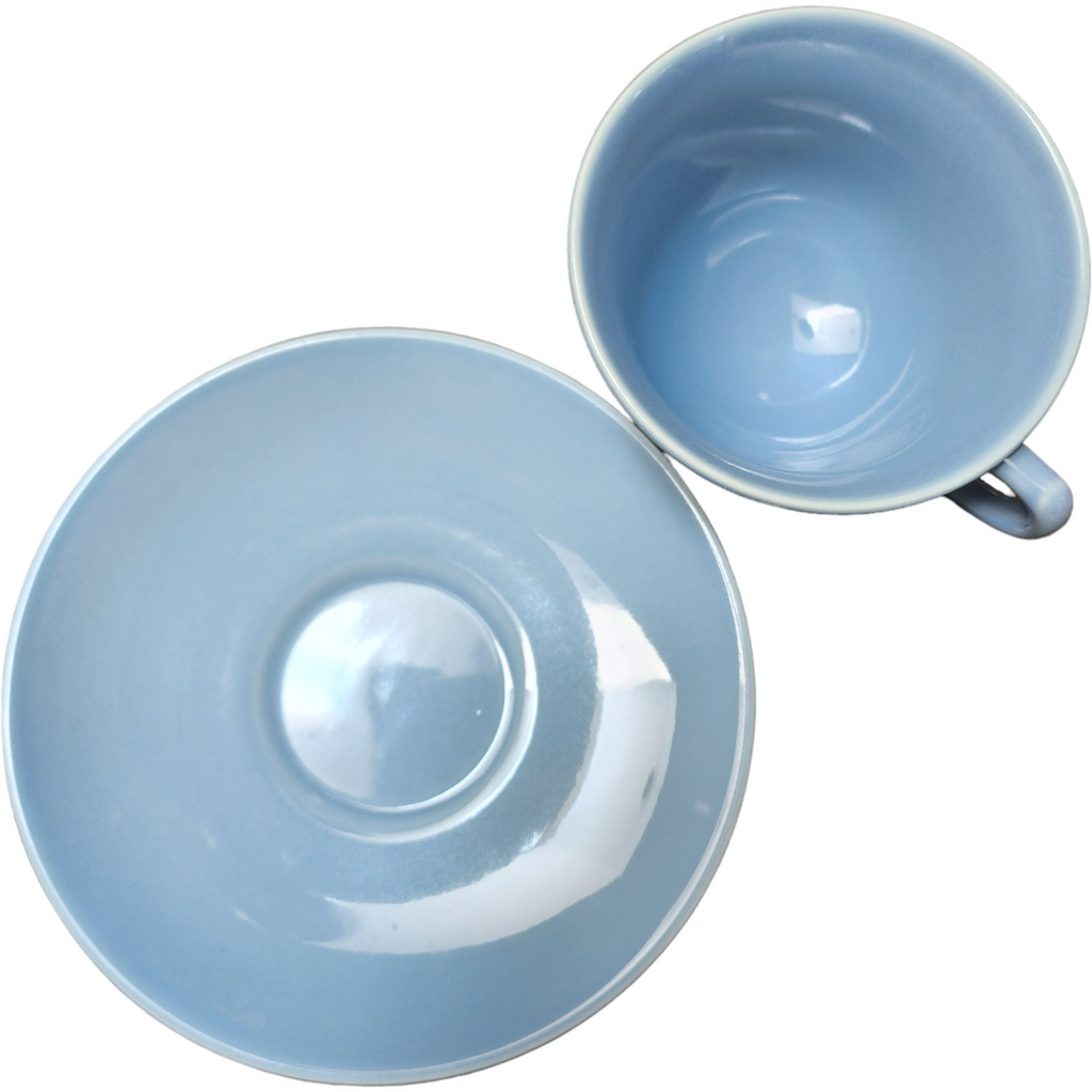Taylor Smith&T TS&T Luray Pastels Blue Footed Cup & Saucer Set