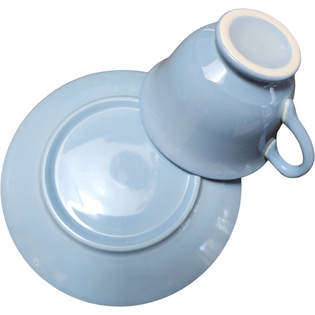 Taylor Smith&T TS&T Luray Pastels Blue Footed Cup & Saucer Set