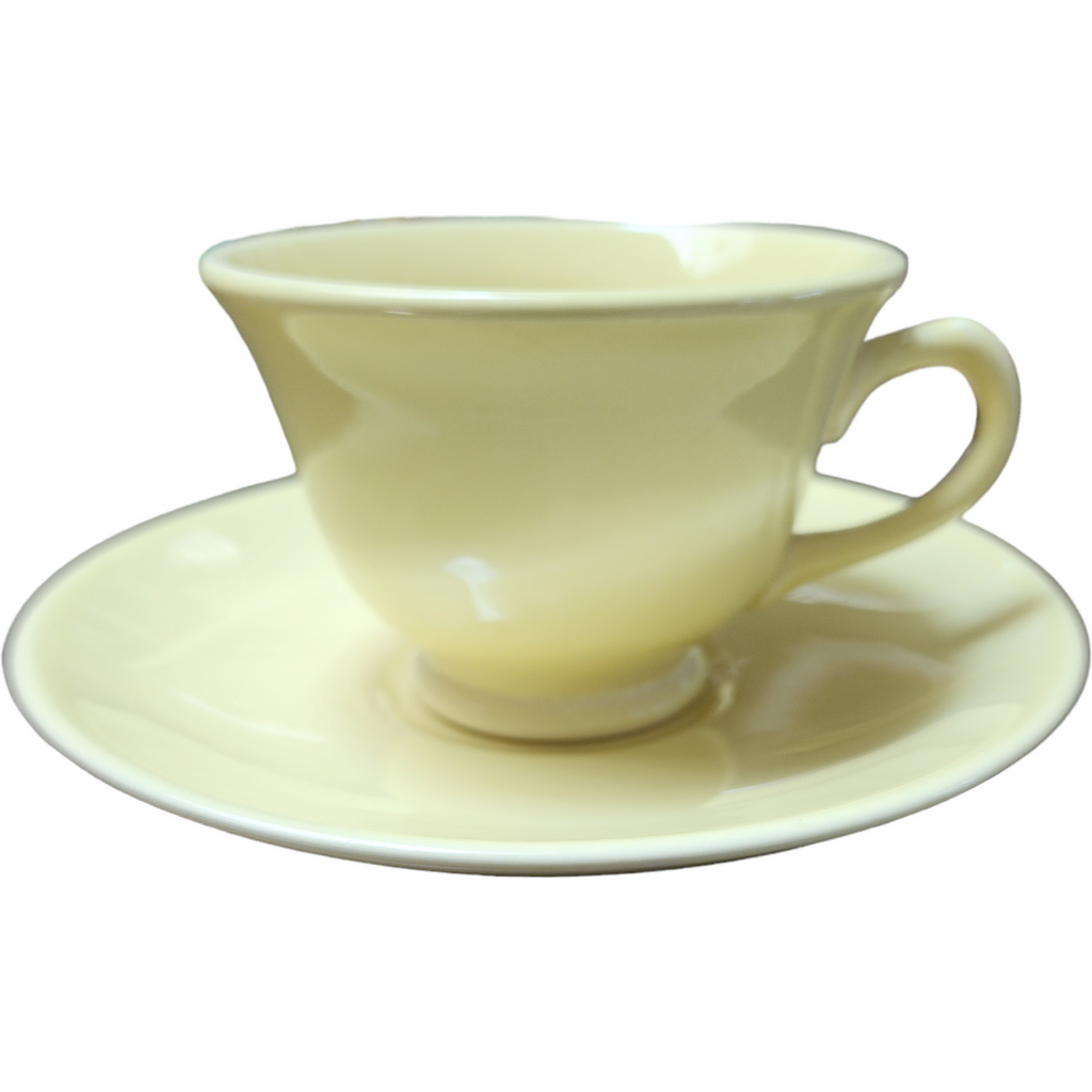 Taylor Smith&T TS&T Luray Pastels Yellow Footed Cup & Saucer Set
