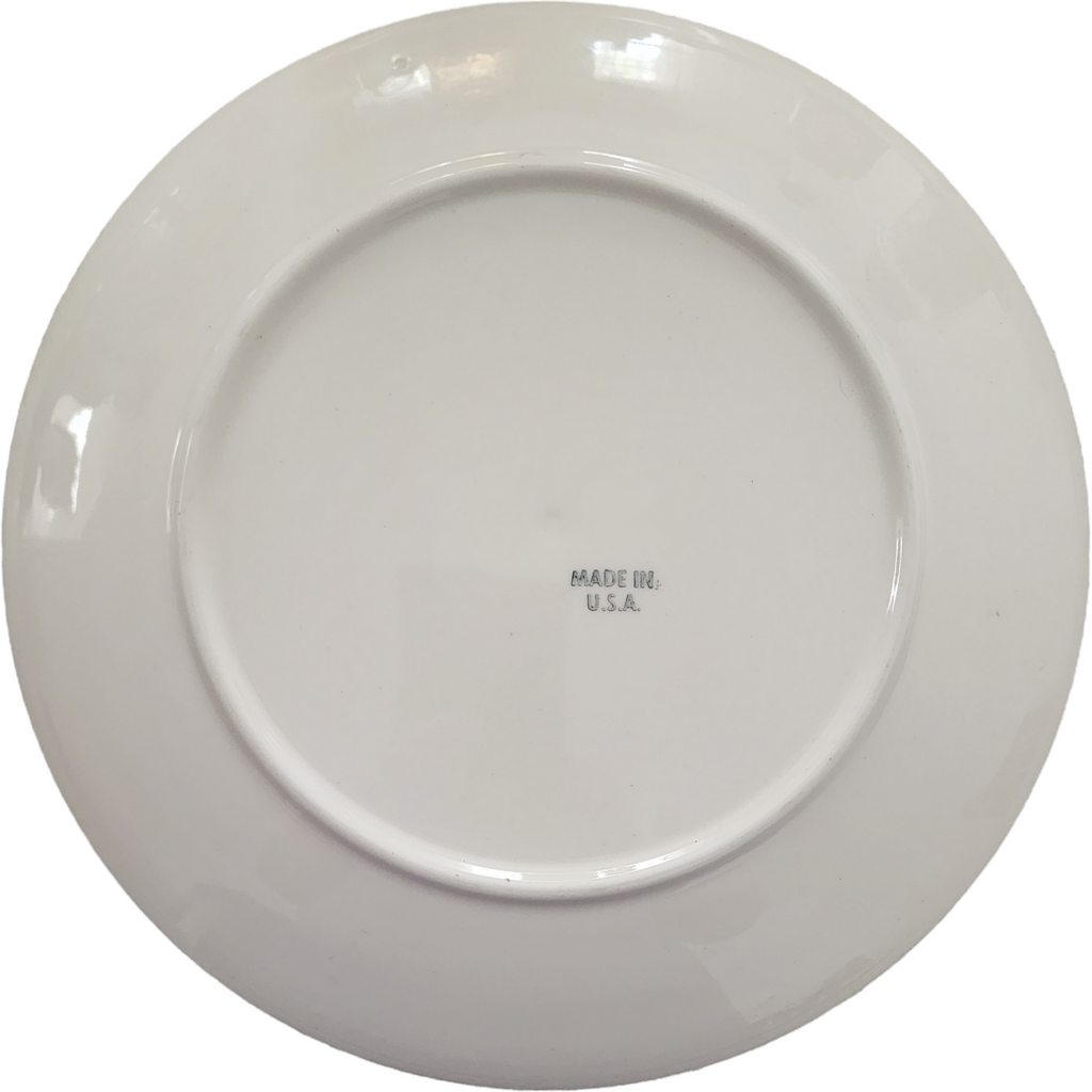 Royal USA Currier and Ives Blue 12" Chop Plate Round Platter