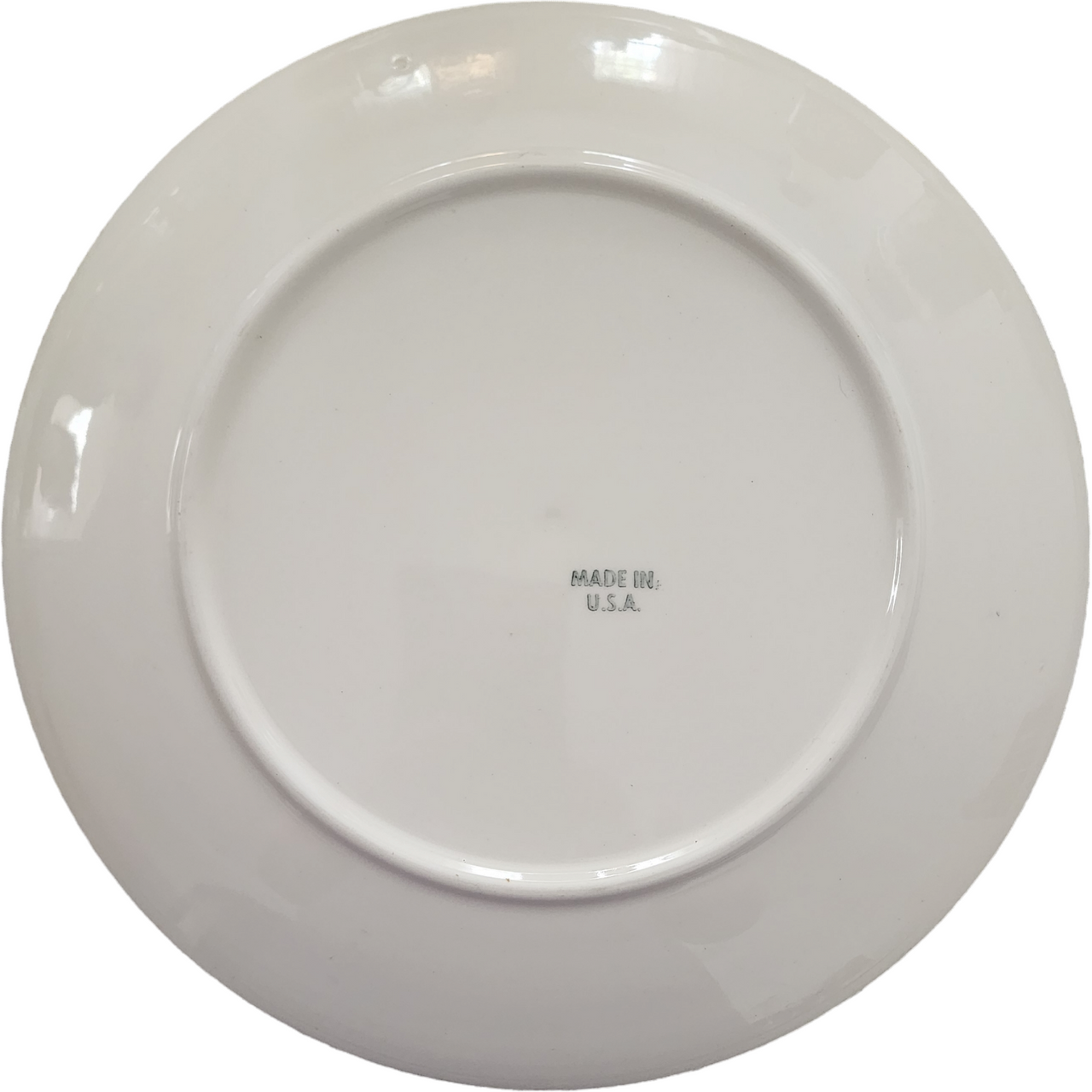 Royal USA Currier and Ives Blue 12" Chop Plate Round Platter