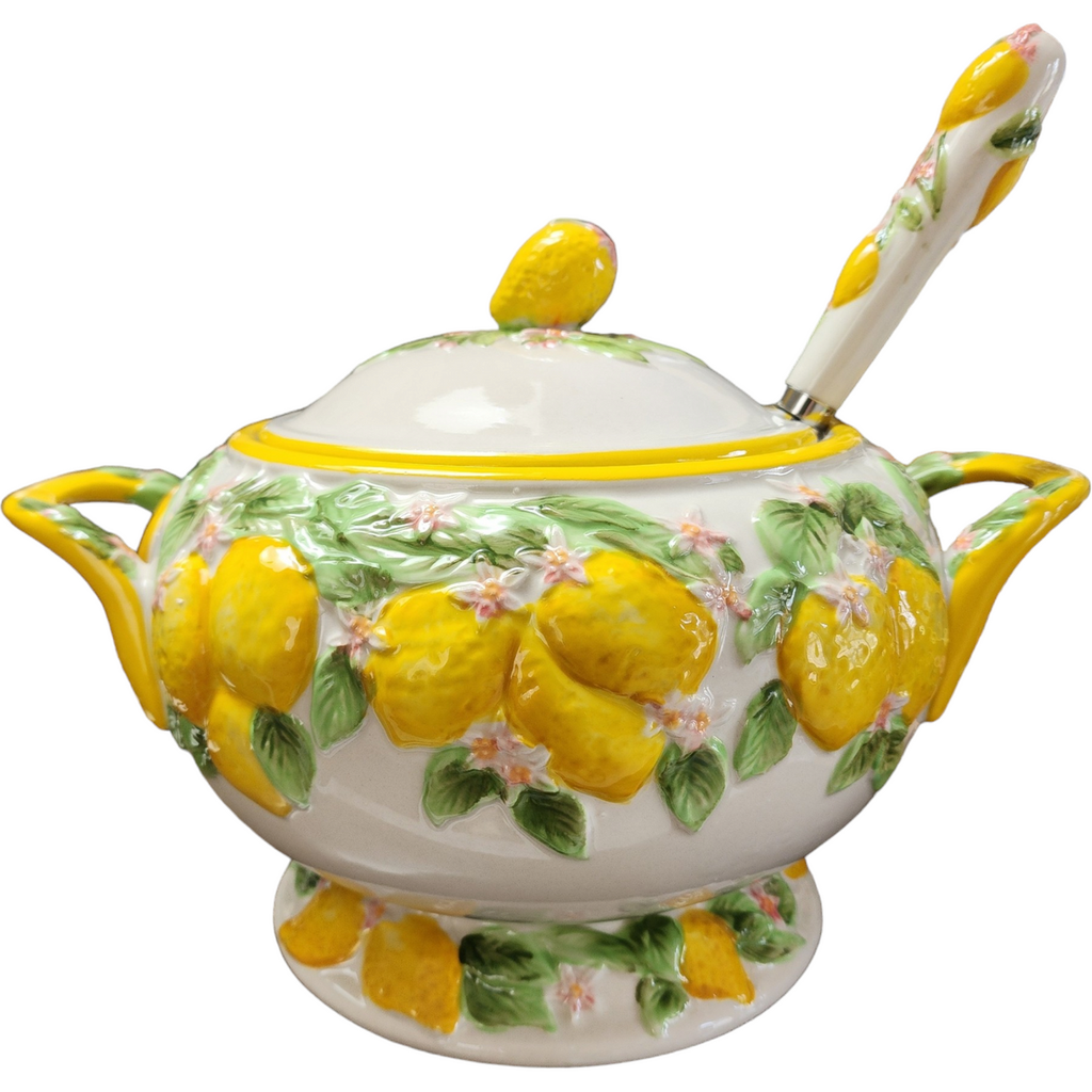 Temp-Tations Figural Fruit 3.5QT Soup Tureen with Ladle