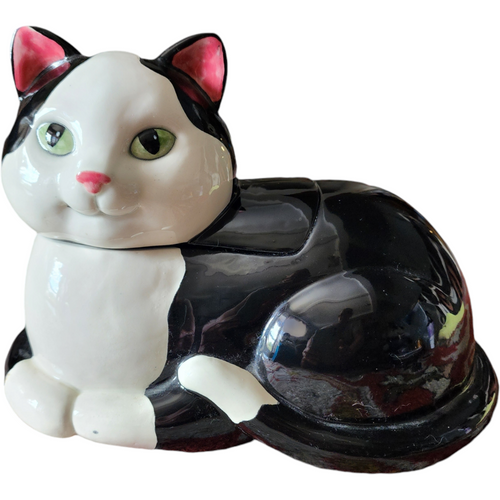 The Good Company Tuxedo Cat Kitty Cookie Jar