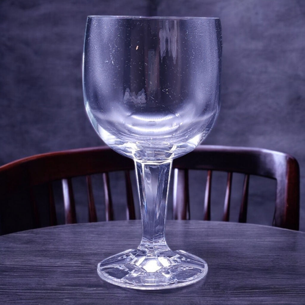 Thomas Triangular Stem Design Lead Crystal Water Goblet