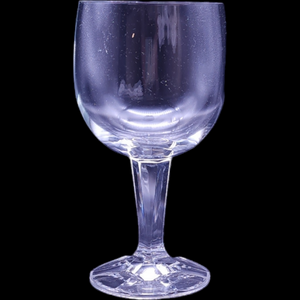 Thomas Triangular Stem Design Lead Crystal Water Goblet
