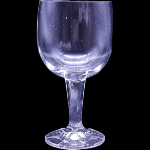 Thomas Triangular Stem Design Lead Crystal Water Goblet