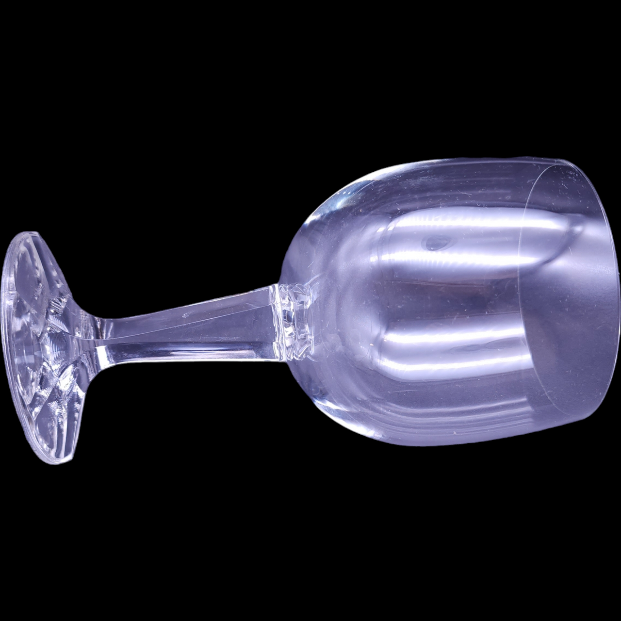 Thomas Triangular Stem Design Lead Crystal Water Goblet
