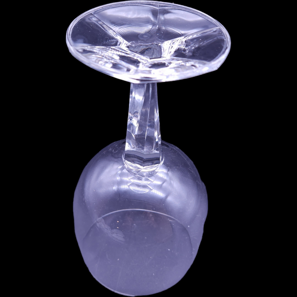 Thomas Triangular Stem Design Lead Crystal Water Goblet