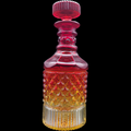Viking Glass Yesteryear Amberina Decanter