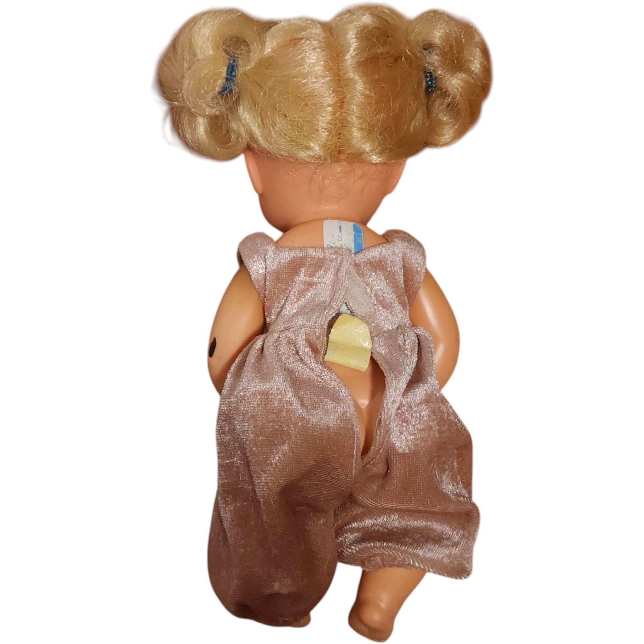 Vintage 1968 Mattel Baby Go Bye Bye Blonde Hair Blue Eyed 10-Inch Doll
