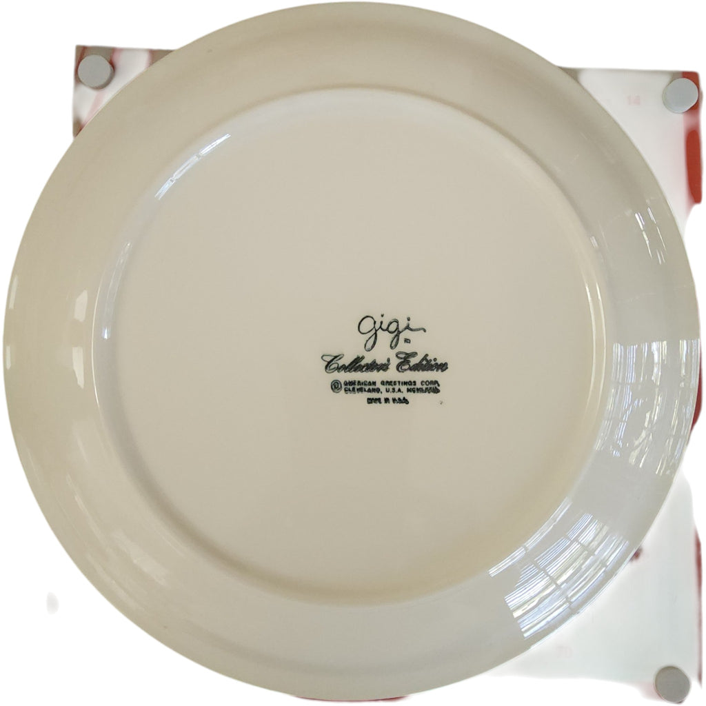 Vintage 1973 American Greetings Gigi Collector's Edition Plate No Box