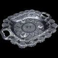 Vintage Alco Clear Glass Handled Serving Tray - Made in Indonesia