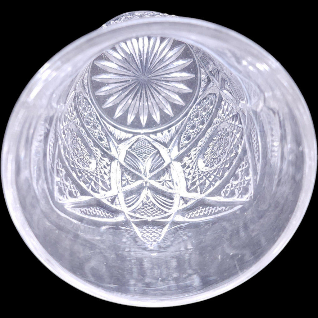 Westmoreland Vintage Clear EAPG Geometric Pressed Glass Tumbler
