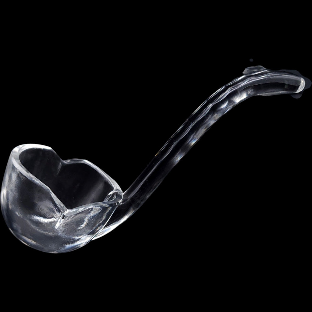 Vintage Clear Glass Sauce Ladle Double Spout Mayonnaise Gravy Server