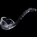 Vintage Clear Glass Sauce Ladle Double Spout Mayonnaise Gravy Server