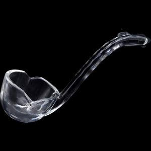 Vintage Clear Glass Sauce Ladle Double Spout Mayonnaise Gravy Server