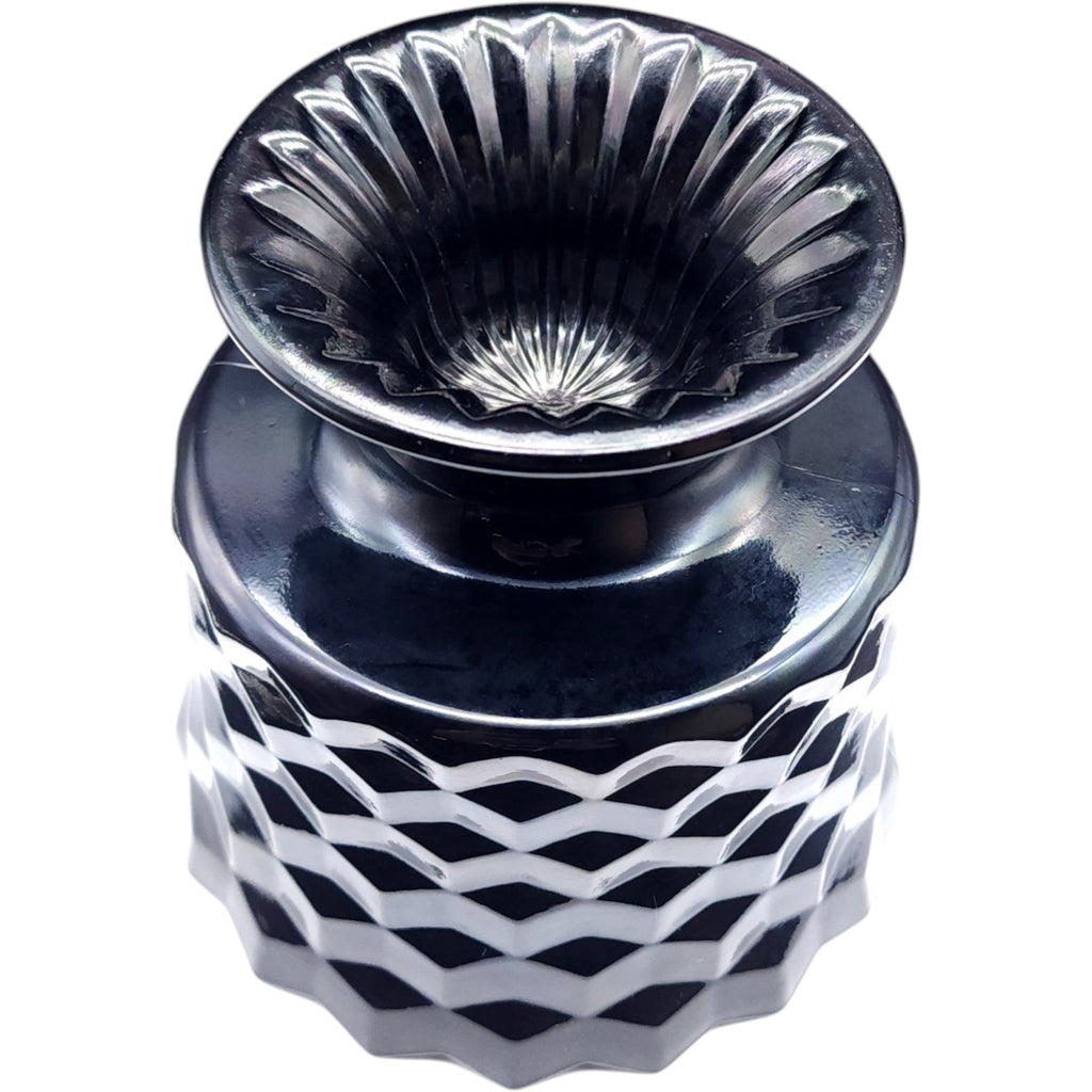 Vintage Colony Whitehall Black Glass Footed Sherbet Bowl